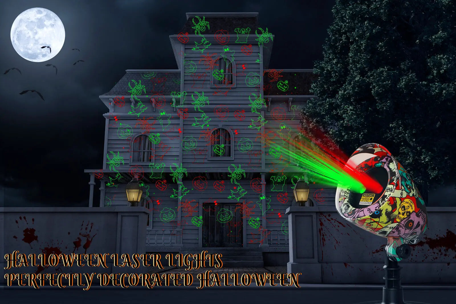 How to Use Projector for Halloween Kswing