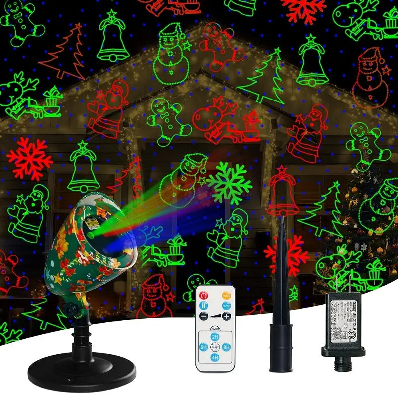 Christmas Projector Lights Outdoor, 2022 Upgrade Kswing