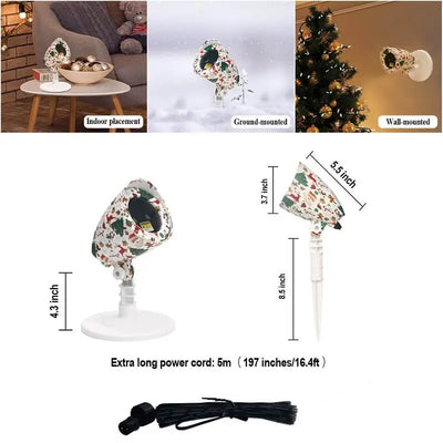 Christmas Projector Lights Outdoor, 2022 Upgraded Kswing