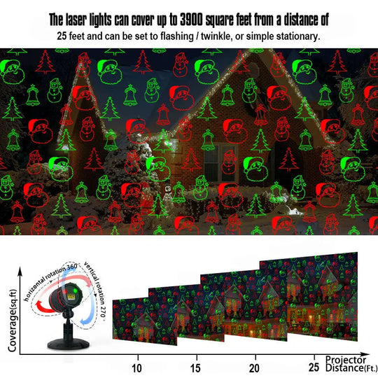 Garden Projector Lights, Summer and Christmas- Kswing Garden Projector Lights, Summer and Christmas- Kswing