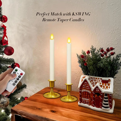 KSWING Gold Candle Stick Holders Set Kswing