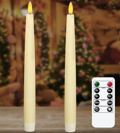 KSWING Upgraded Real Wax LED Flameless Candles with Remote Kswing