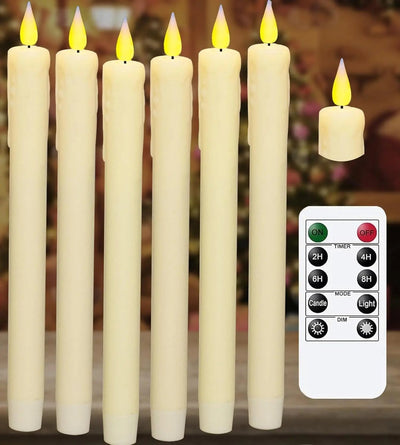 KSWING Upgraded Real Wax LED Flameless Candles with Remote Kswing