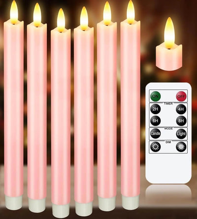 KSWING Upgraded Real Wax LED Flameless Candles with Remote Kswing