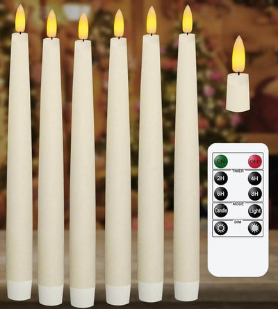KSWING Upgraded Real Wax LED Flameless Candles with Remote Kswing