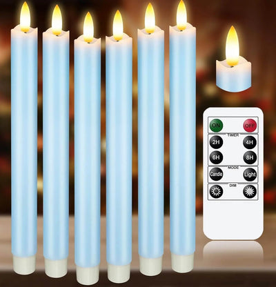 KSWING Upgraded Real Wax LED Flameless Candles with Remote Kswing