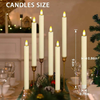 KSWING Upgraded Real Wax LED Flameless Candles with Remote Kswing