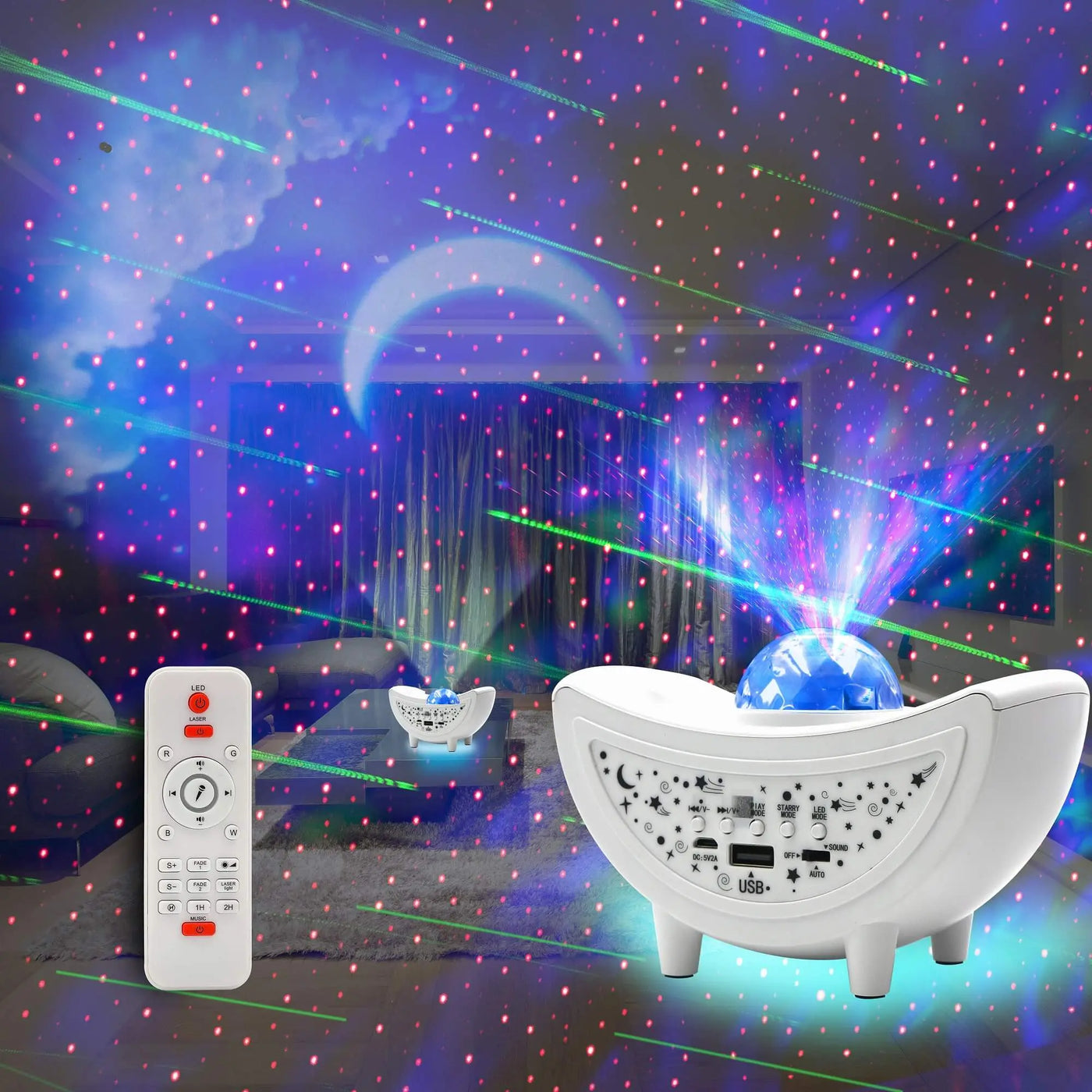 Starry Projector, White Kswing#style_moon